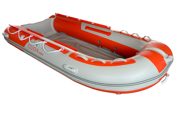 Φουσκωτο Σκάφος ,Rescue Boat CUDA AERO 4+1 ατόμων 3.4m x 1.52m με πάτωμα αλουμινίου και φουσκωτή γάστρα.