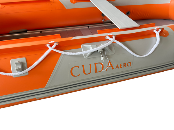 Φουσκωτο Σκάφος ,Rescue Boat CUDA AERO 4+1 ατόμων 3.4m x 1.52m με πάτωμα αλουμινίου και φουσκωτή γάστρα.