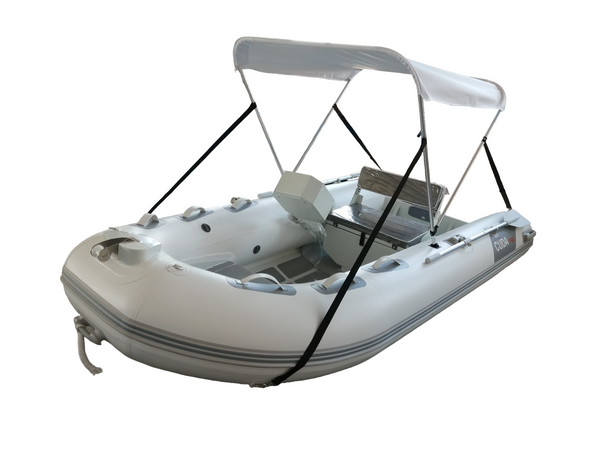 Φουσκωτό RIB αλουμινίου CUDA PRO 360 για μακρύλαιμες μηχανές, γκρι χρώμα.