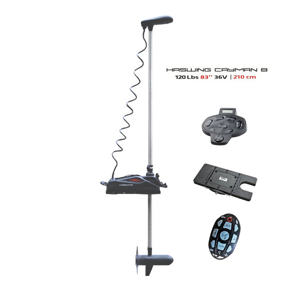 Ηλεκτρική Μηχανή – Άγκυρα Haswing Cayman Β 120LBS 36V 2.10 Shaft Black Version