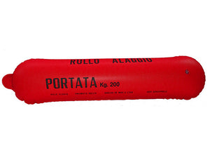 Φουσκωτό κατρακύλι PVC με βαλβίδα σε πορτοκαλί χρώμα μήκους 120cm.