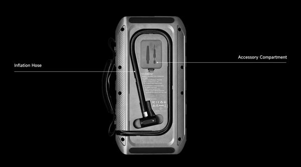 Εκκινητής λιθίου TOPDON V2200Air 2200A και τρόμπα φουσκώματος ελαστικών 2-σε-1