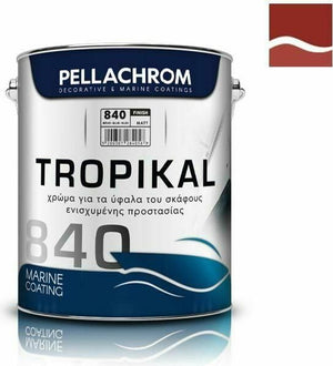 Υφαλόχρωμα και μουράβια Tropical 841 σε κόκκινο χρώμα, ενισχυμένη προστασία 1kg.