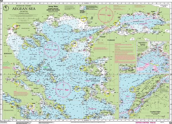Αδιάβροχος χάρτης ναυτιλίας της εταιρίας IMRAY
