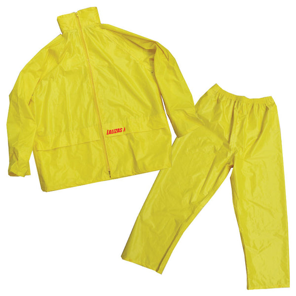 Αδιάβροχο Παντελόνι & Σακάκι με κουκούλα, κίτρινο LALIZAS