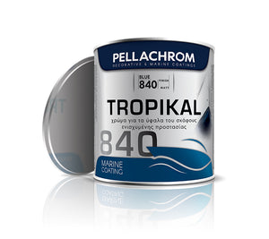 Υφαλόχρωμα και μουράβια Tropical 840 σε μπλε χρώμα, ενισχυμένη προστασία 1kg.